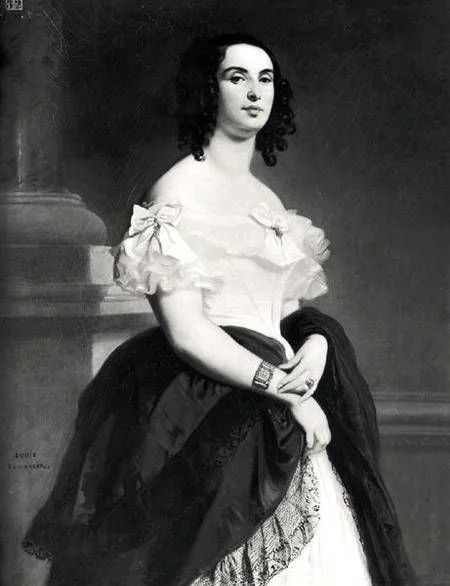 XIR188704 Adele Foucher (1803-68) 1839 (oil on canvas) (b/w photo) by Boulanger, Louis (1806-67)
oil on canvas
116x90
Musee de la Ville de Paris, Maison de Victor Hugo, France
Giraudon
French, out of copyright