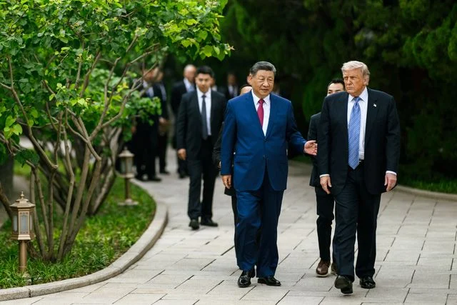 President Donald J. Trump bids farewell to President Xi Jinping of the People&rsquo;s Republic of China, Friday, May 15, 2026, at Zhongnanhai in Beijing, China. (Official White House Photo by Daniel Torok)