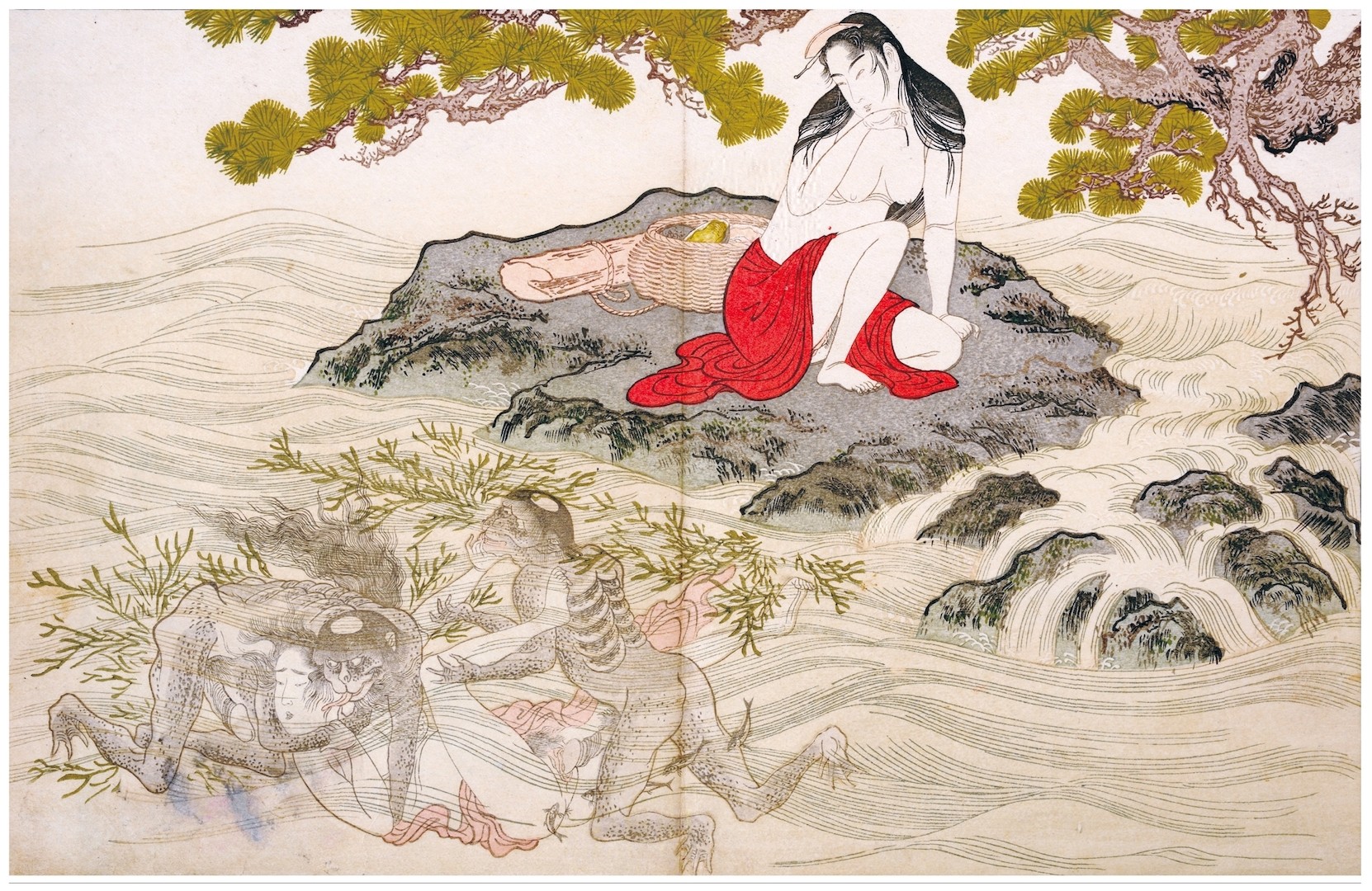 江戶時代的春畫，在當時其實具有祈求槍彈不侵的「保平安」地位- every little d