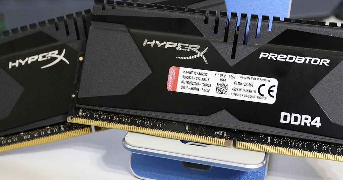 Kingston HyperX Predator DDR4-3000 32GB KIT 記憶體大容量就是爽