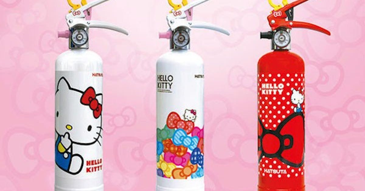 什麼都能聯名!擁有精品質感的Hello Kitty滅火器 #科技生活 (81629) - Cool3c