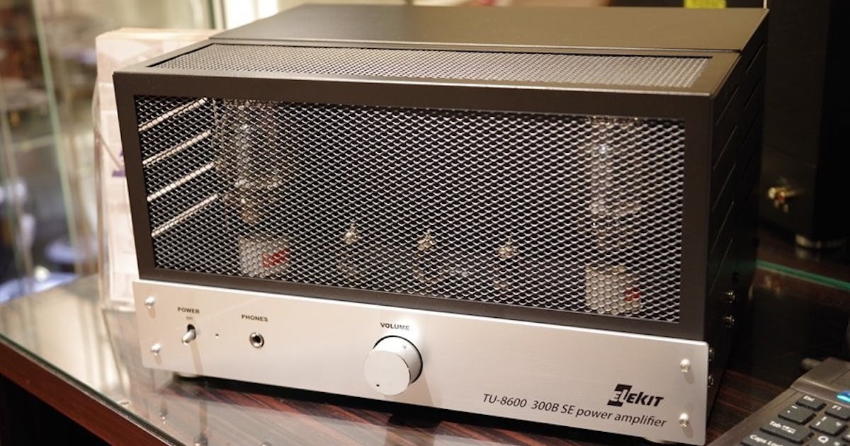 TAA 音響展：唐竹展示將在九月推出的EK Japan TU-8600 300B 單端擴大機