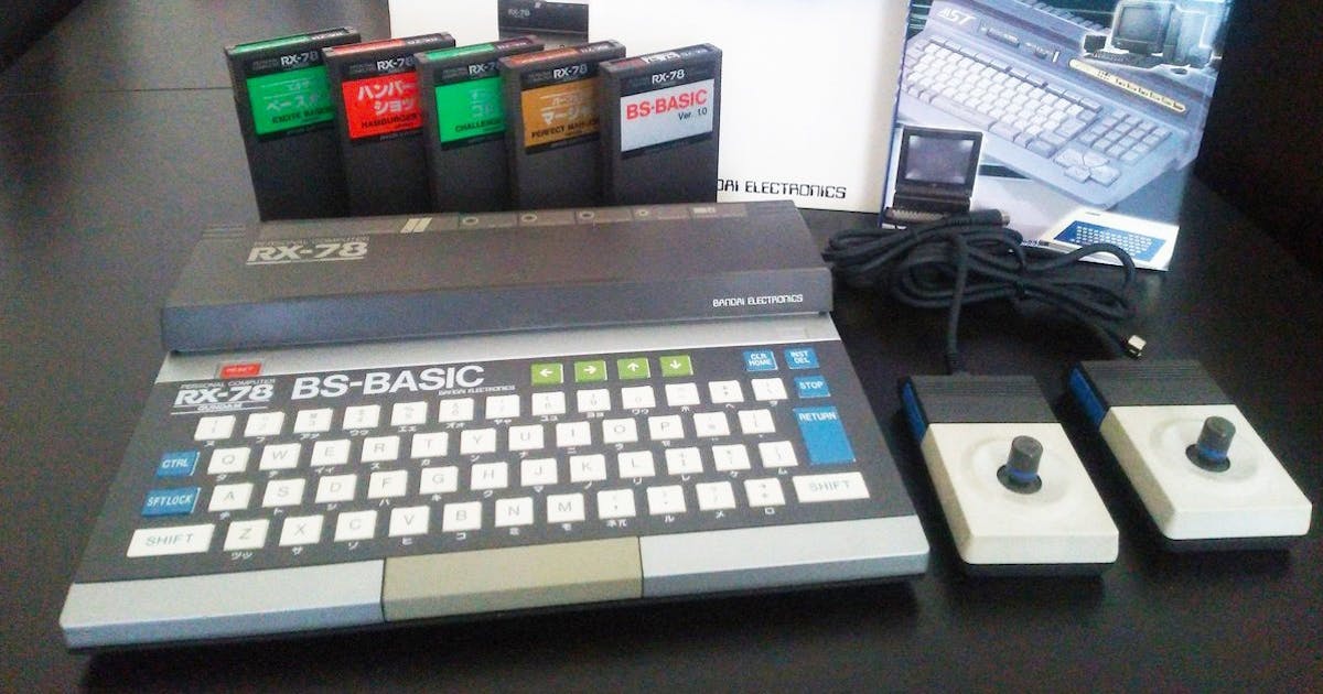 值得鋼彈迷收藏的逸品Bandai萬代推出的RX-78 Gundam個人電腦#RX-78-2