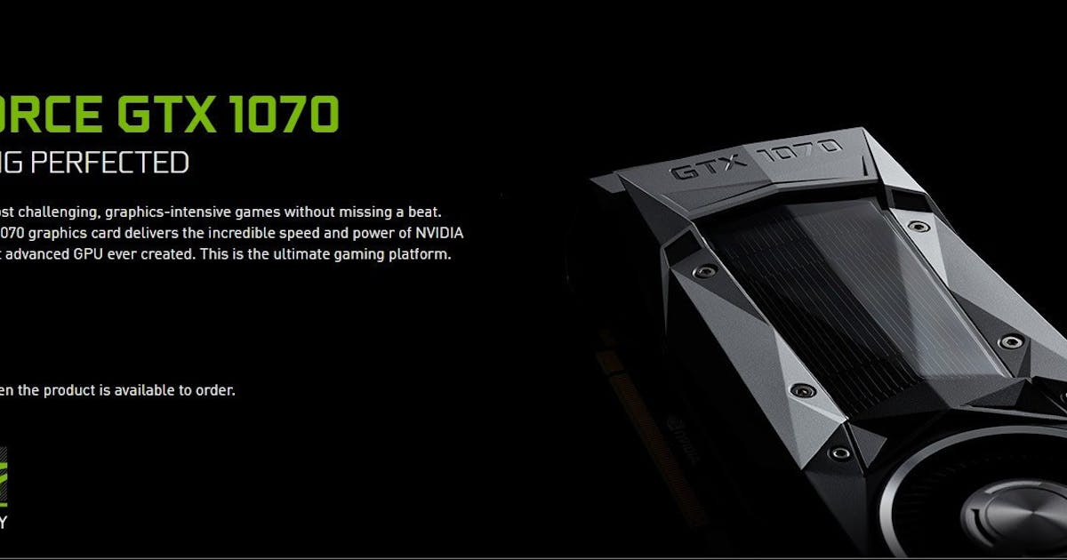 具備6.5TFLOPS 的萬元級距顯示卡， NVIDIA GTX 1070 規格資訊公開#gpu