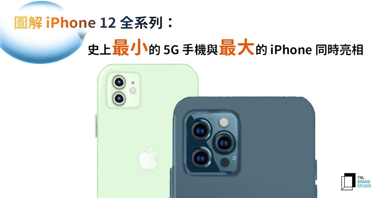 圖解：iPhone 12 系列終於發表！價格、規格、顏色、上市時間總整理