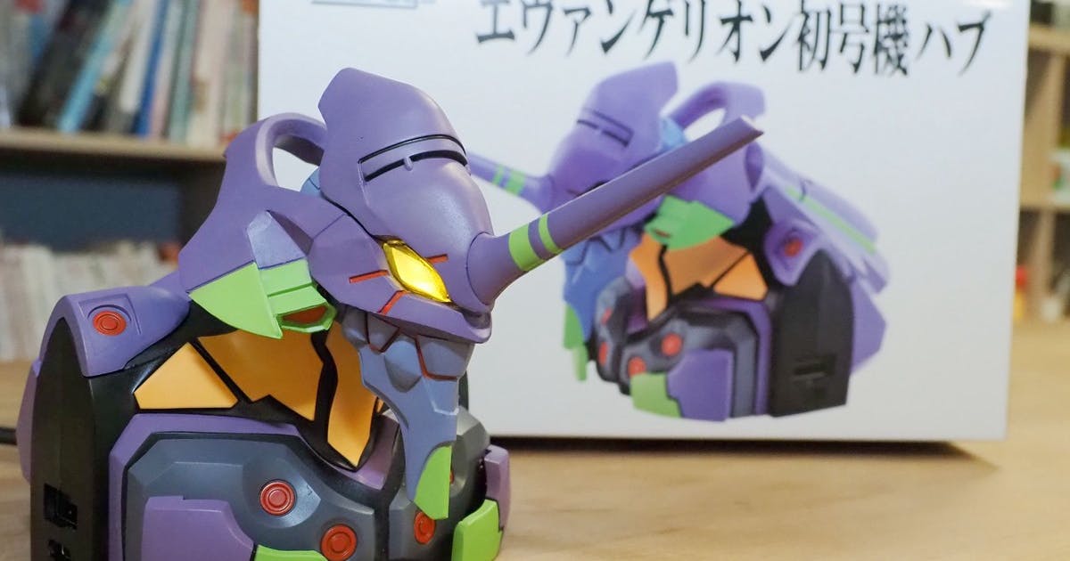 electroys 福音戰士初號機USB Hub 開箱，花6,000 日幣換來這樣的