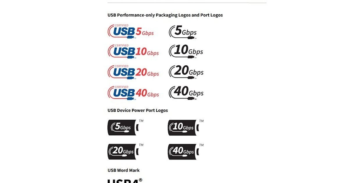Usb Port Speed Label USB IF 終於將標示方式簡化為僅須標示傳輸速度,消費者更容易分辨 USB 產品規格 #USB 3.2 (183349) - Cool3c