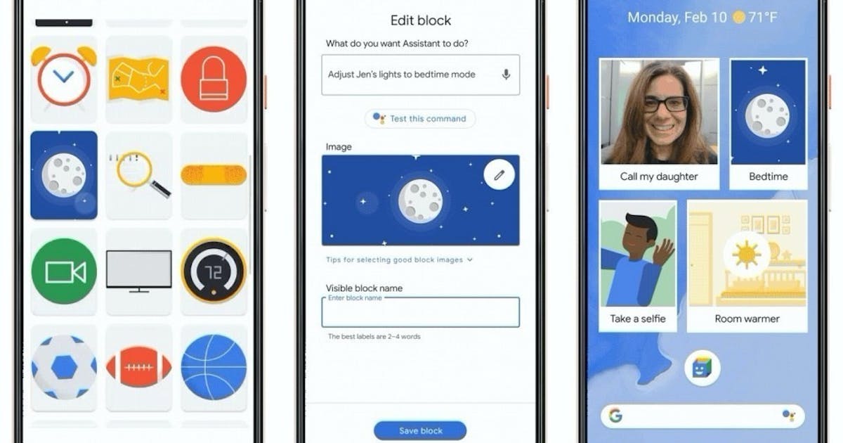 Android 更新無障礙功能 點按就能執行複雜操作的 Action Blocks 還可取代 Google 數位助理功能 #Google ...