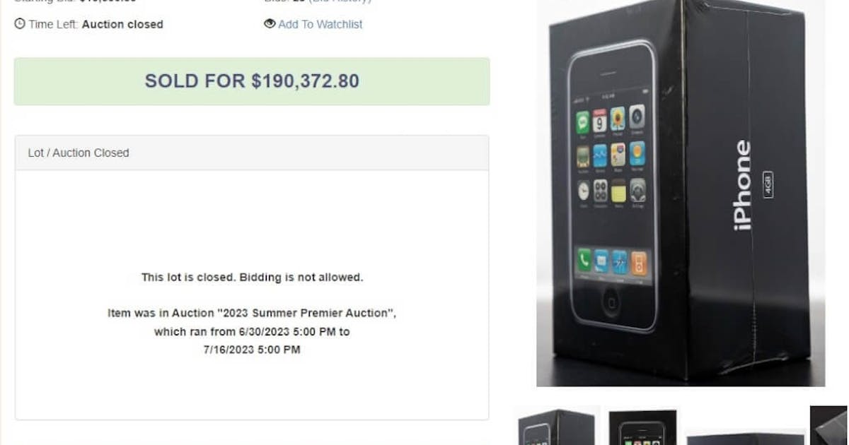 iPhone 2G 4GB YMモデル 2007年24週製造 ジャンク iPhone 2G 4GB YMモデル