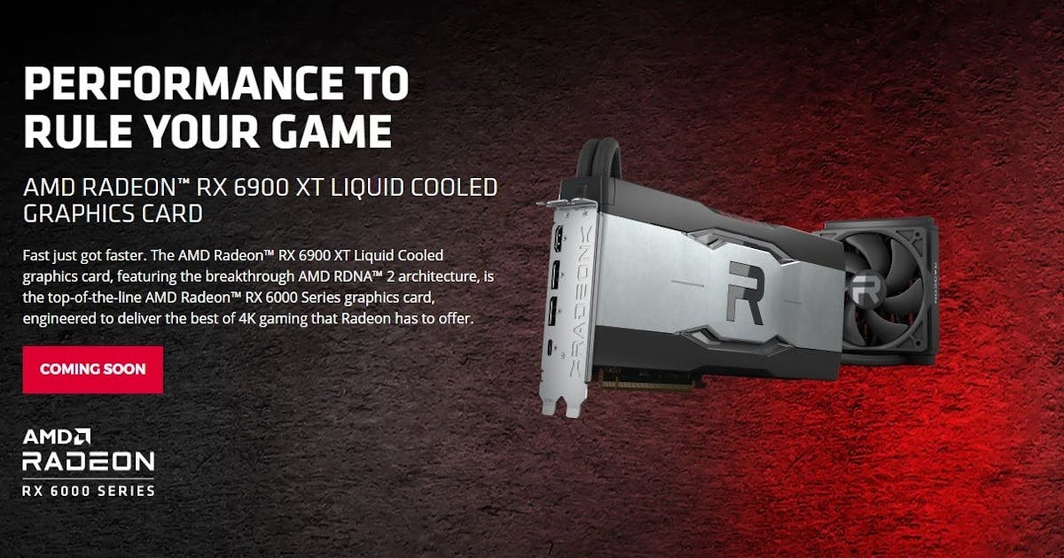 AMD 推出官方版水冷 Radeon RX 6900 XT LC ，但僅限特定通路整機銷售 #gpu (162372) - Cool3c
