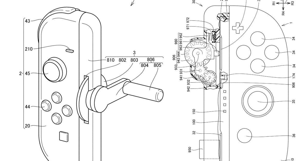 任天堂發表Nintendo Switch 2 控制器新設計專利可模擬釣魚、打火機等