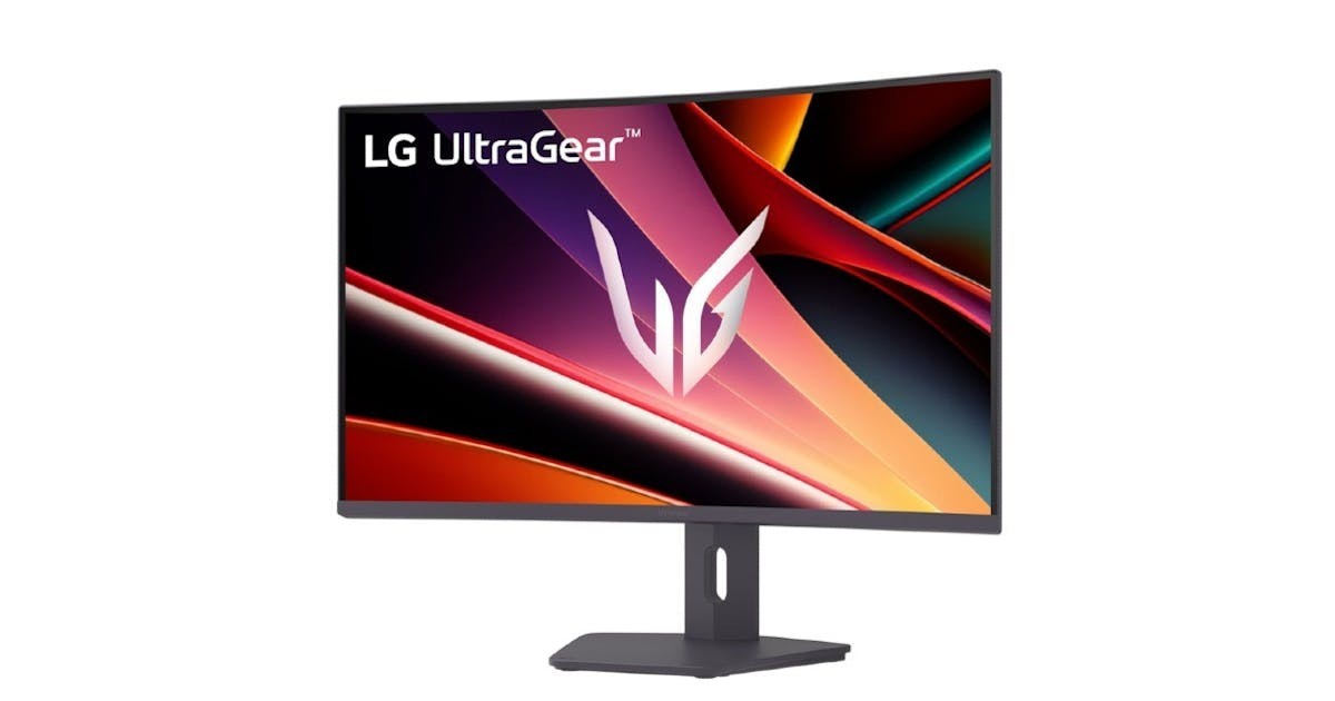 32吋LG曲面電競螢幕UltraGear G6跳水價4999元支援2K、180Hz、1ms、VA