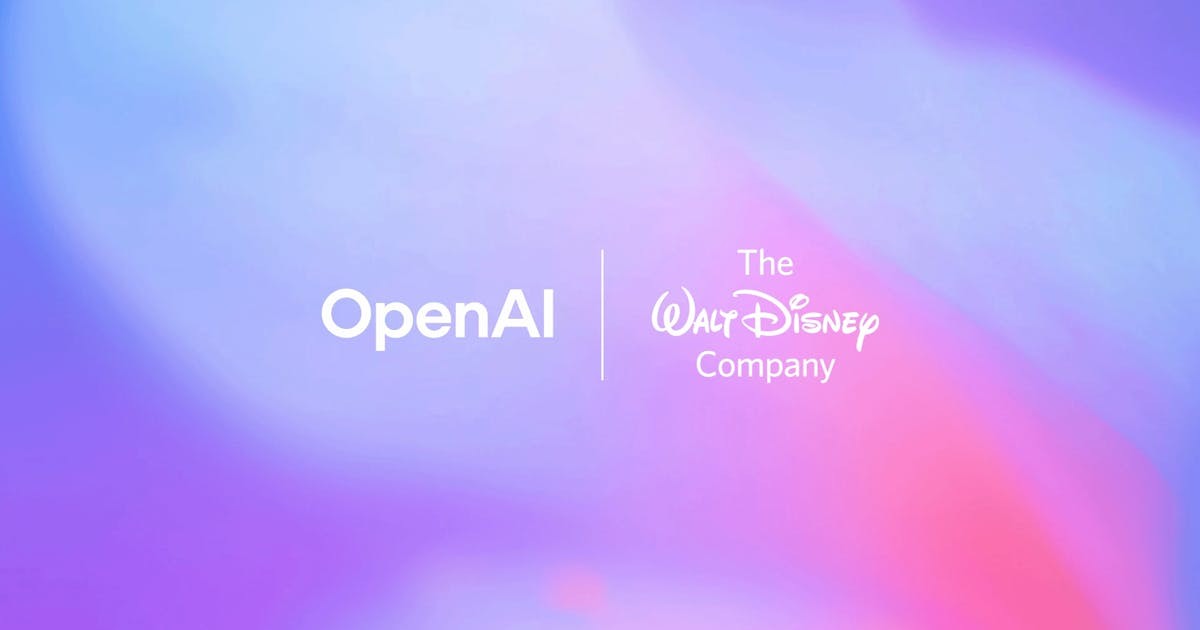 Disney 擲 10 億美元投資 OpenAI!開放米奇、漫威角色供 Sora 創作