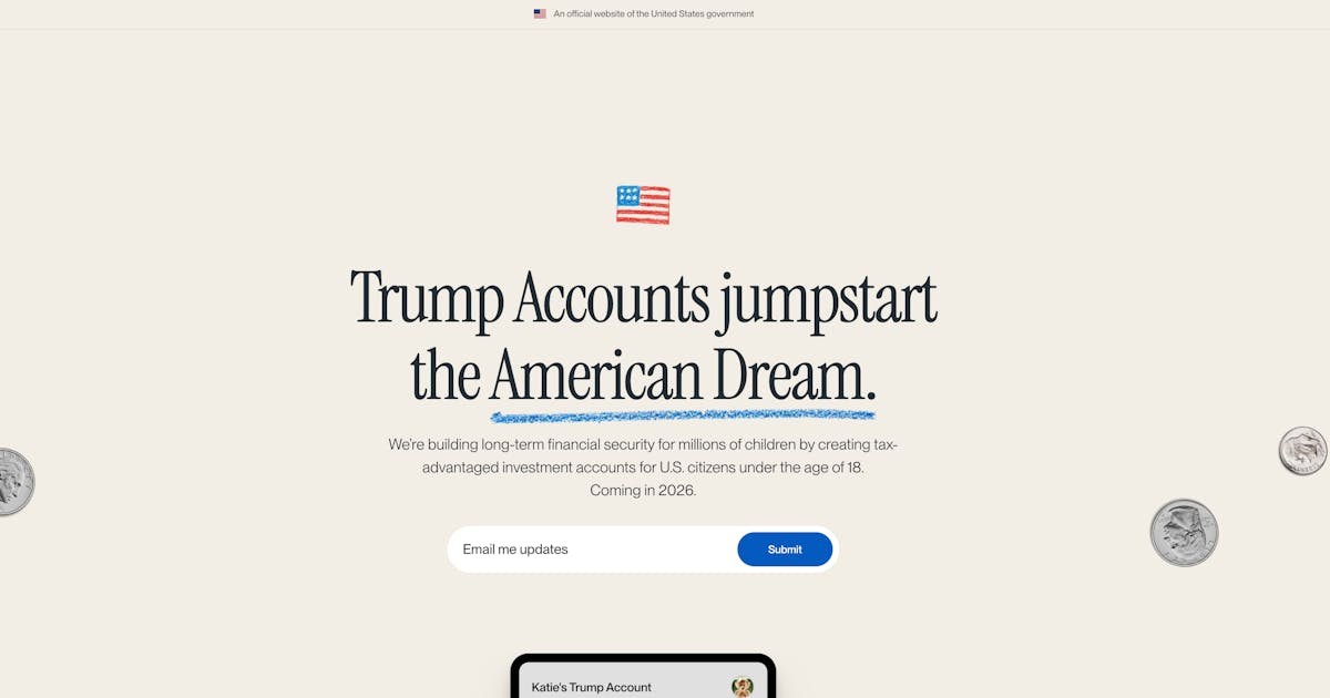 川普發 1000 美元給每位新生兒「投資股市」!戴爾砸 62.5 億美元跟進