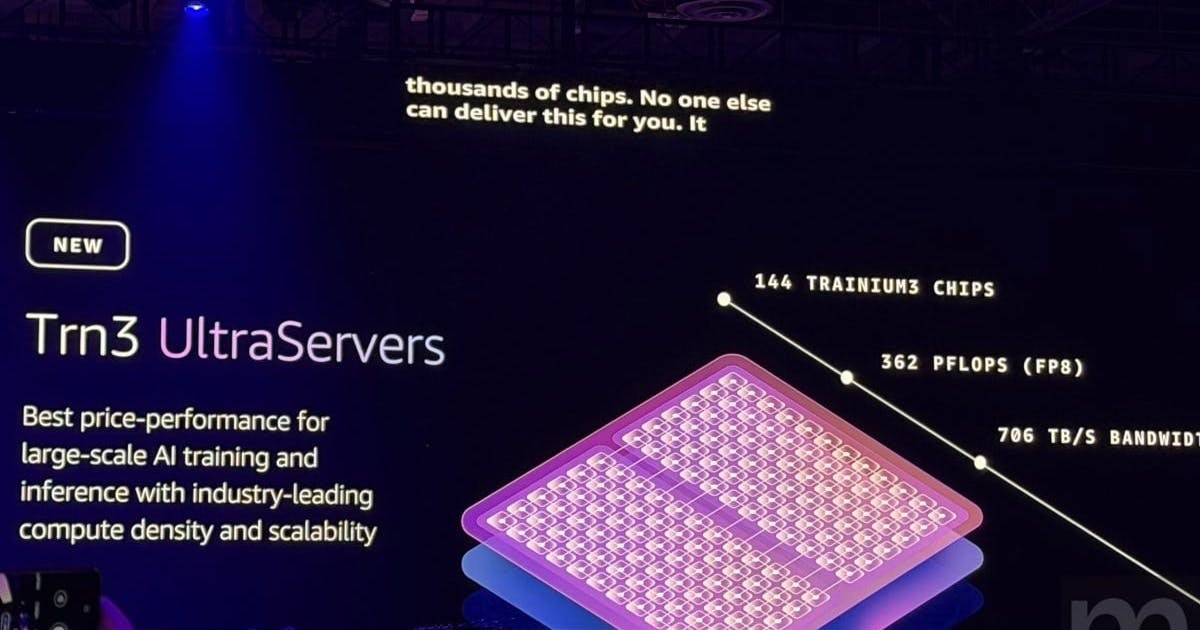 AWS 推出搭載 Trainium 3 晶片的 UltraServers 宣布 Trainium 4 將支援 NVIDIA NVLink ...