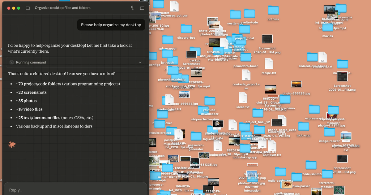 Anthropic 推出「程式麻瓜」也能用的 AI Agent：Claude Cowork
