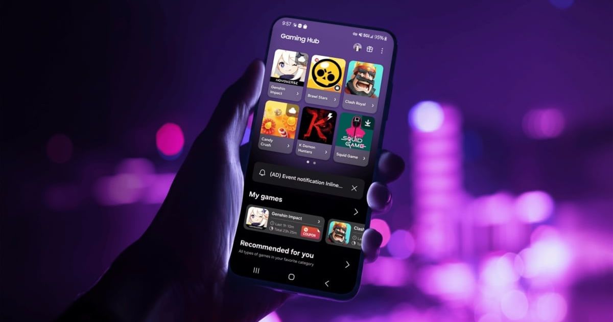 三星 Mobile Gaming Hub 重大升級:免下載即點即玩整合Google Play與Galaxy Store
