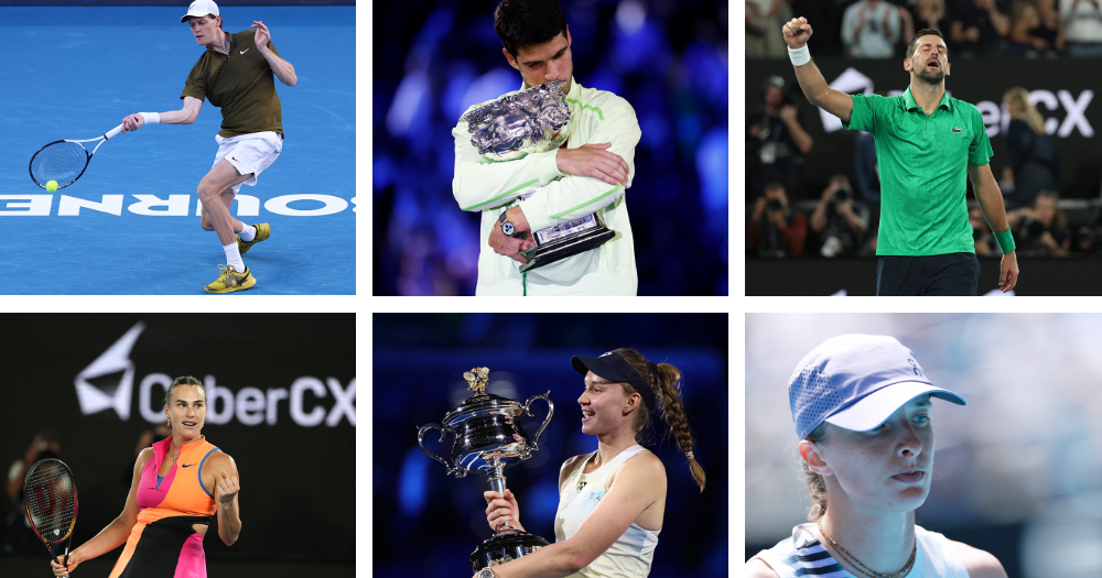 2026澳網回顧：Alcaraz、Rybakina與Djokovic的年度挑戰