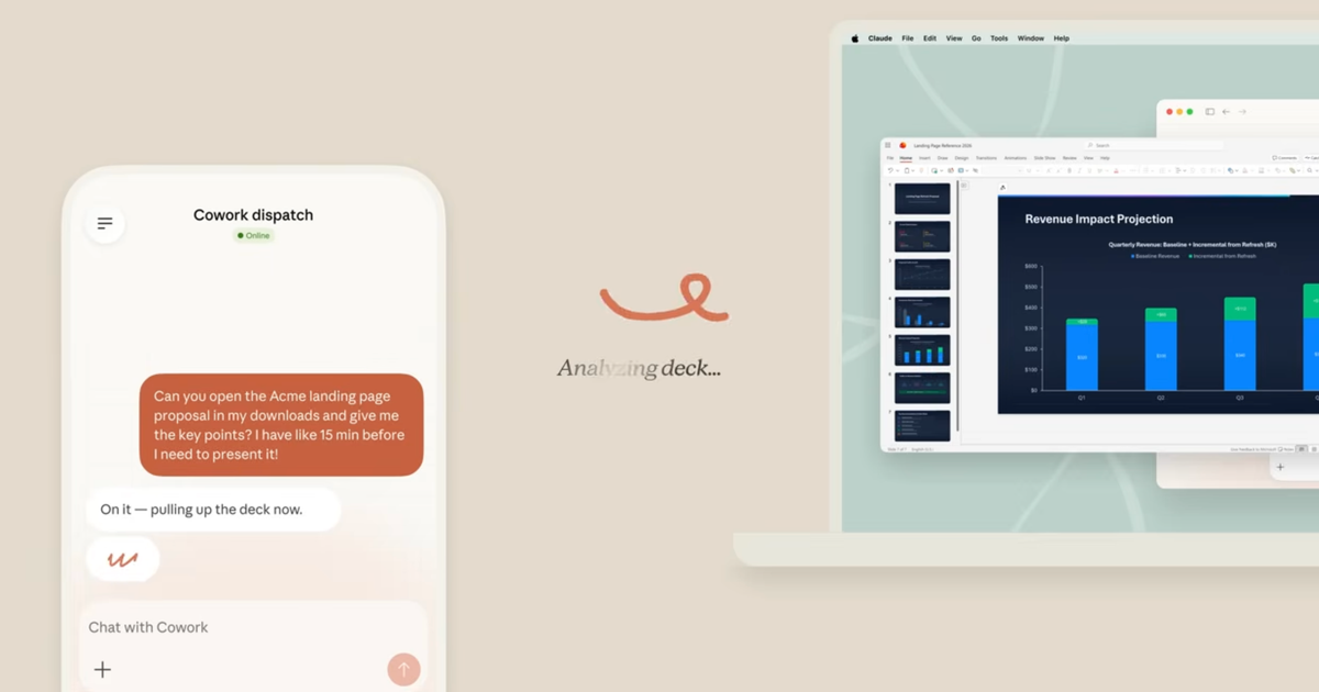 手機下指令、桌機跑報表！Claude 實現 Cowork 方案用戶專屬遠端自動化協作