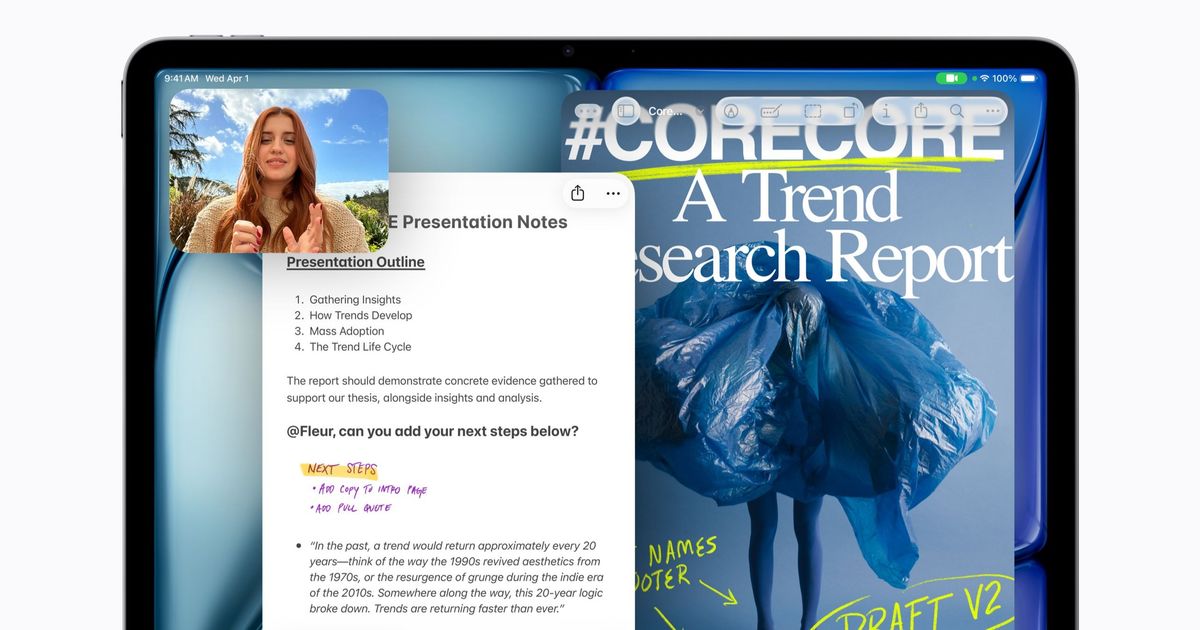 Apple M4 版 iPad Air 也來了！記憶體更大、起售價不變