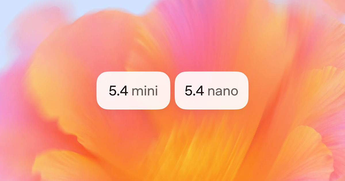 速度快兩倍！OpenAI 發表 GPT‑5.4 mini 與 nano：以小博大的高效能 AI 時代來臨