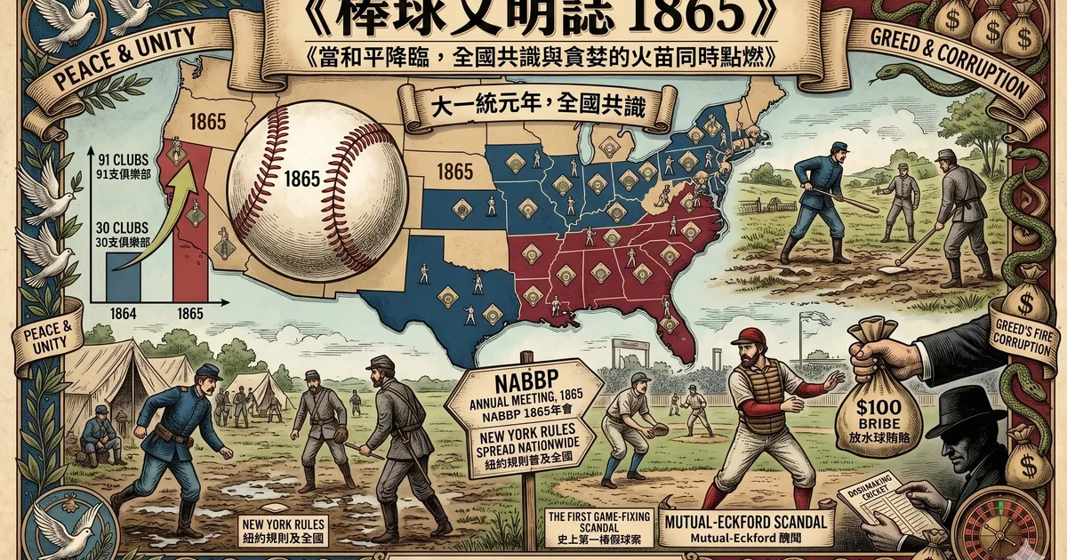 棒球文明誌 1865:當棒球完成大一統—從國家信仰到金錢試煉 - 棒球 | 運動視界 Sports Vision