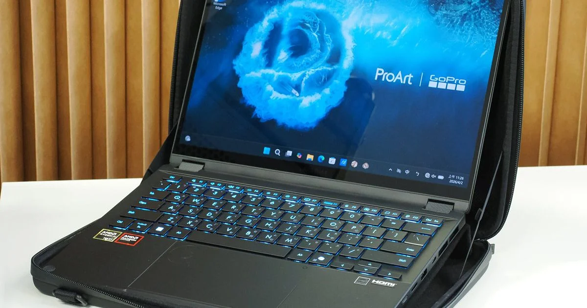 華碩ProArt PX13 GoPro Edition評測，遠超工作站顯卡的128GB統一記憶體開創極致輕薄創作者體驗