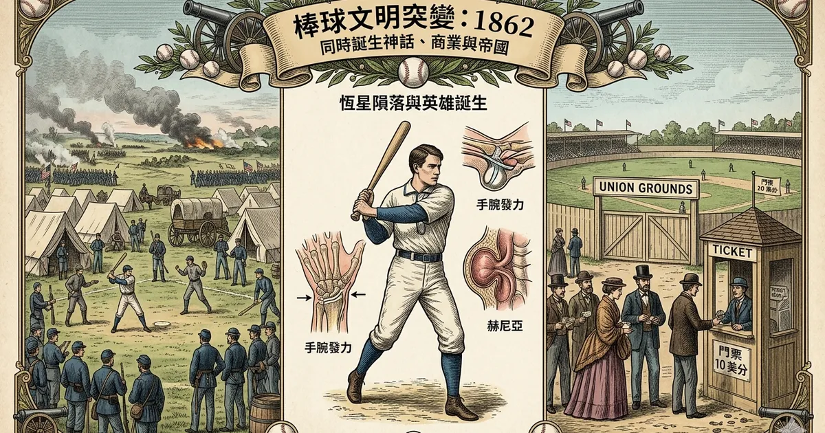 棒球文明誌 1862:失去純真的一年—棒球如何同時誕生神話、商業與帝國 - 棒球 | 運動視界 Sports Vision