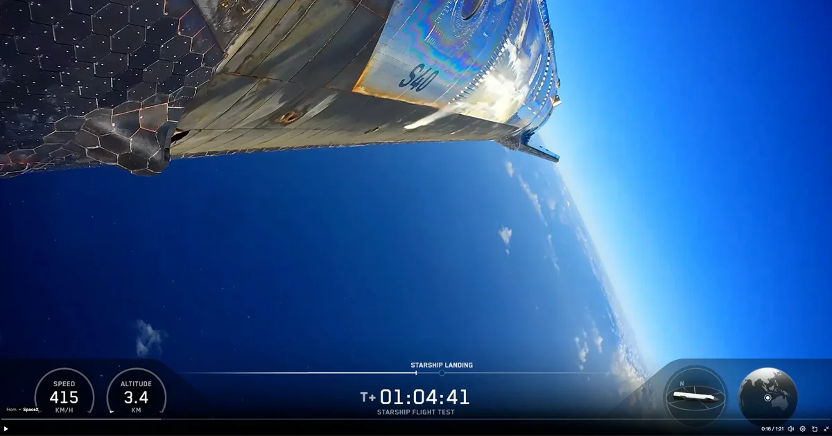 SpaceX 第 13 次試飛，Booster 20 和 Ship 40 首度雙雙成功回收