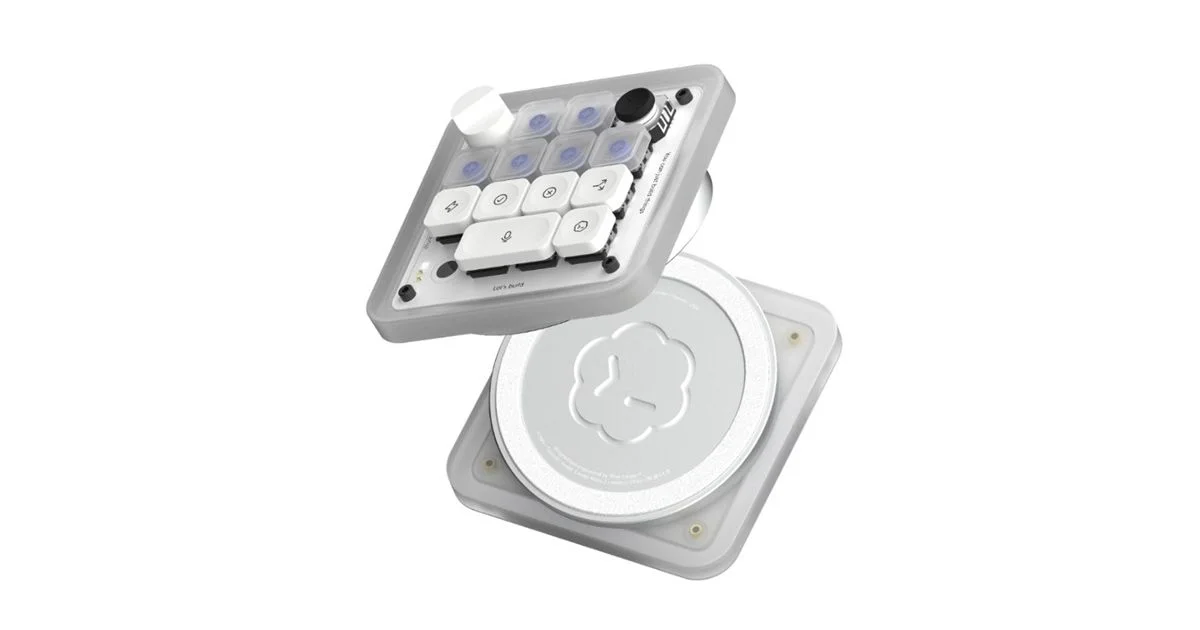Open AI推Codex專用鍵盤Codex Micro 使用快捷鍵操作AI功能、LED燈號顯示執行狀態 #AI鍵盤 (250119 ...