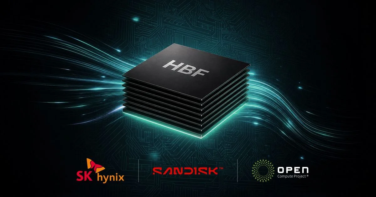 SK 海力士與 Sandisk 公布首份 HBF 標準,用 NAND 補 HBM 容量缺口、單顆容量上限 512GB