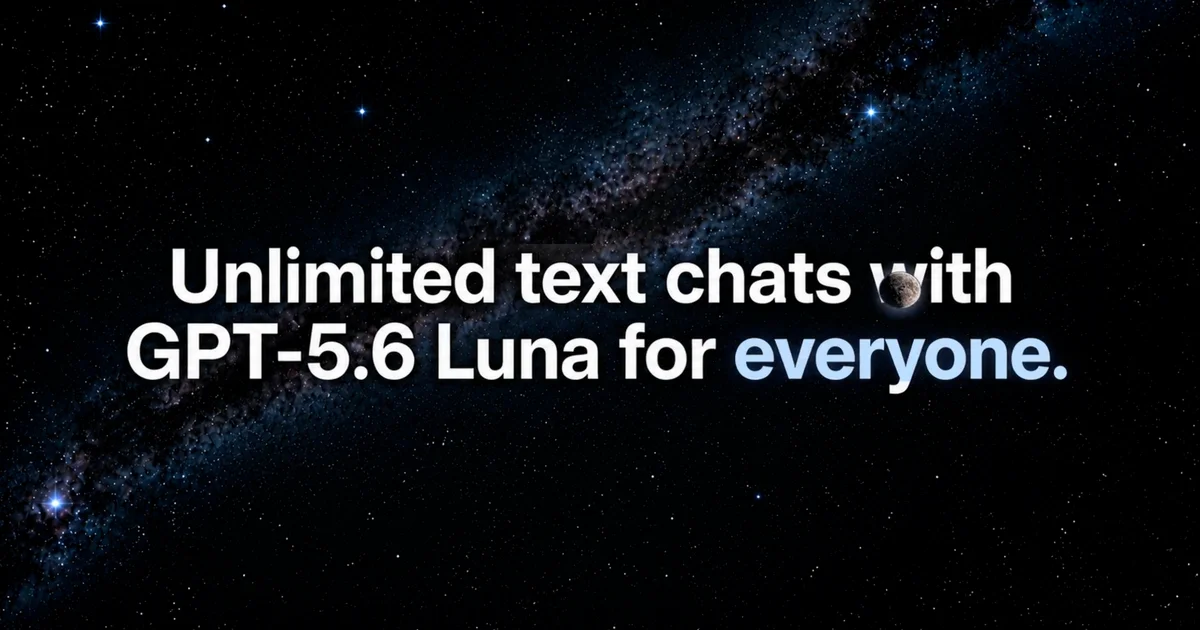 OpenAI 宣布:免費用戶與 ChatGPT 文字互動不再受到限制