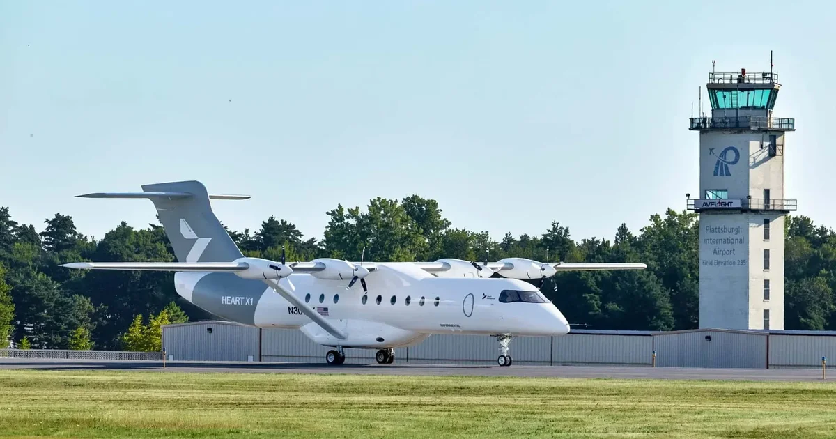 全球最大全電動飛機首航，Heart Aerospace X1 飛行 27 分鐘電費僅 5 美元
